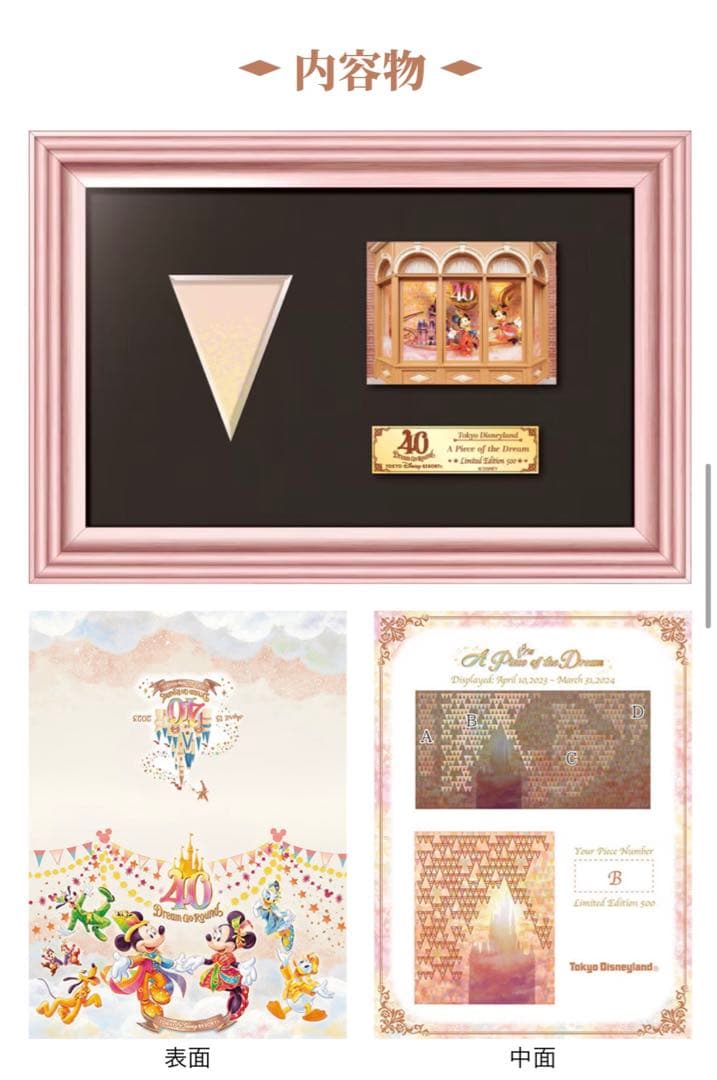 東京ディズニーランド40周年 ピース・オブ・ザ・ドリーム