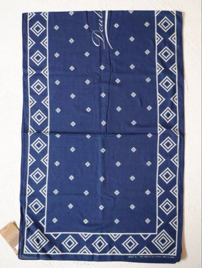 新品*RRL*ロゴ コットン スカーフ *　ダブルアールエル