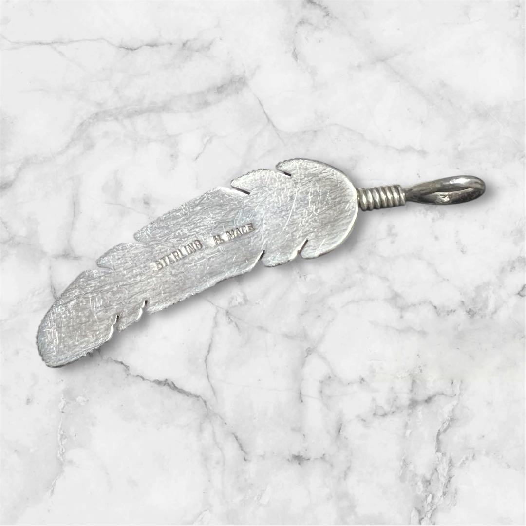 通販ハンドメイド・手芸 - ハーヴィーメイス ターコイズ付きフェザー