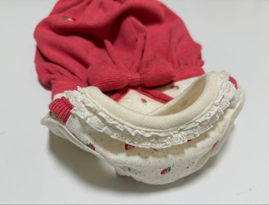 ダックスフンド服 DM カボパンロンパース つなぎ 犬服 わんこ 苺