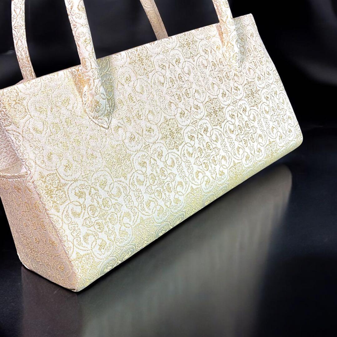 京都発　錦匠　龍村 フォーマル　利休 バック　葡萄唐草文錦⭐️【日本製】【新品】⭐️