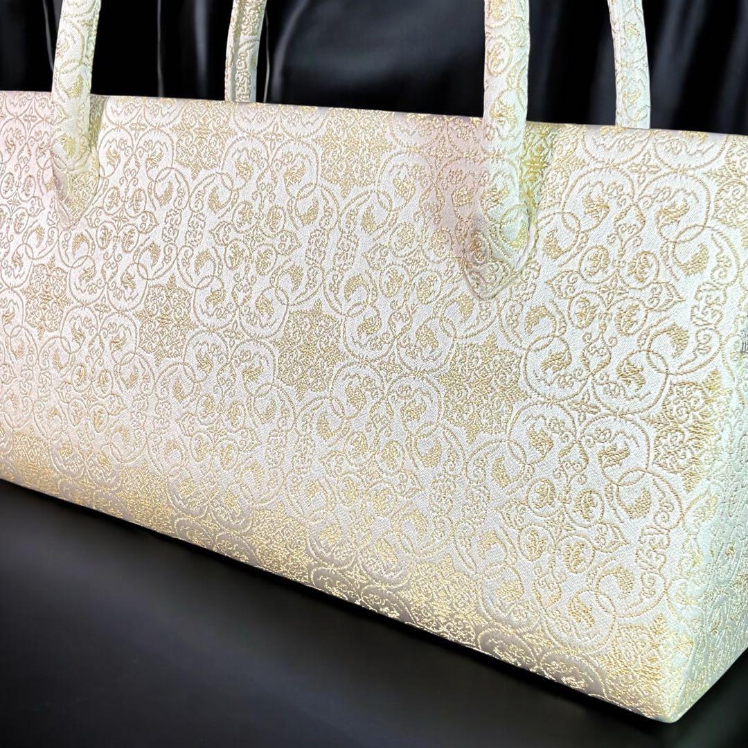 京都発　錦匠　龍村 フォーマル　利休 バック　葡萄唐草文錦⭐️【日本製】【新品】⭐️