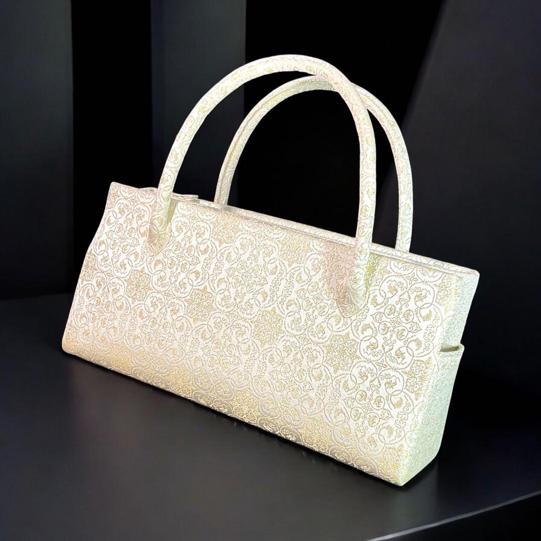 京都発　錦匠　龍村 フォーマル　利休 バック　葡萄唐草文錦⭐️【日本製】【新品】⭐️