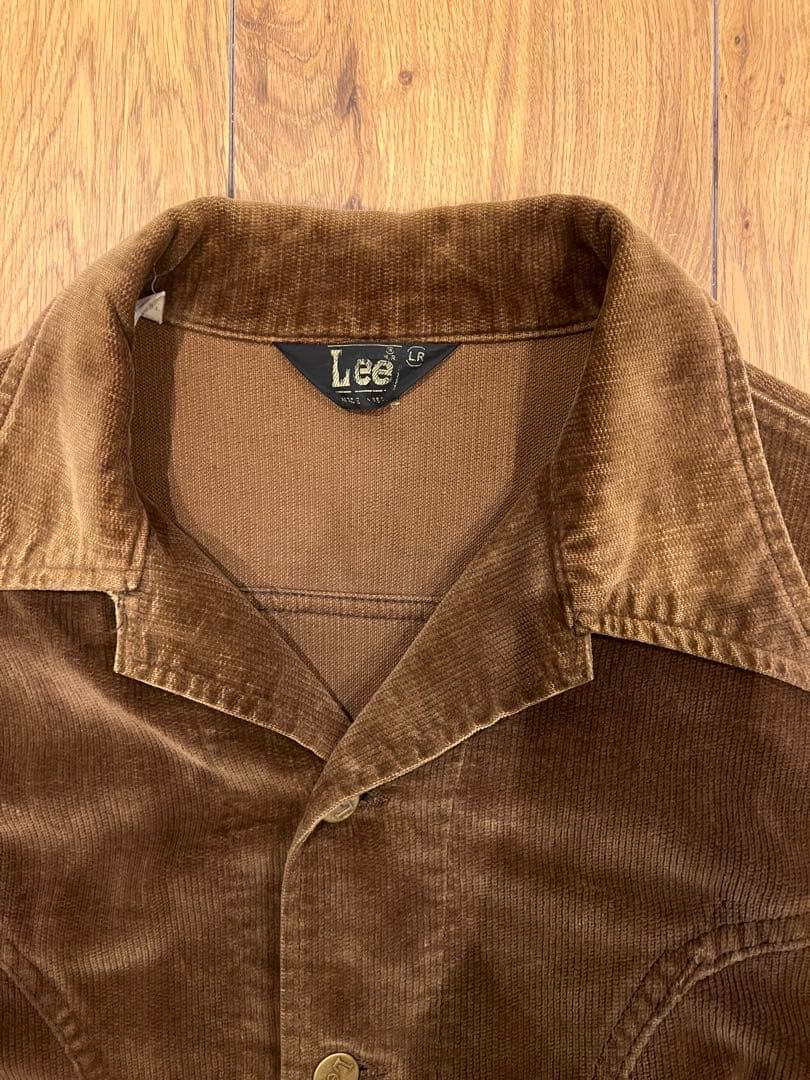 70s Lee ブラウン コーデュロイジャケット