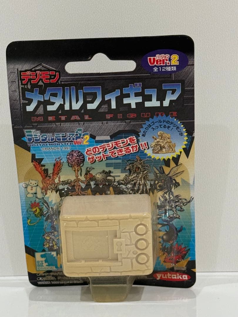 絶版97'限定/デジモンのメタルフィギュアVer2白☆新品完全未開封未展示