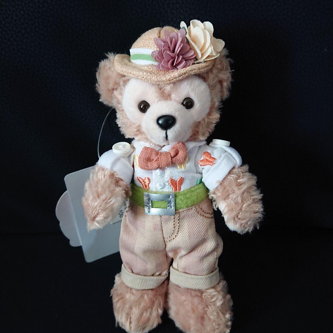 新品タグ付 ダッフィー&フレンズ スプリングインブルーム ぬいぐるみバッジセット