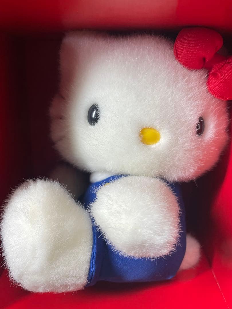 非売品　ハローキティ ヴィンテージデザイン ぬいぐるみ トランクセット