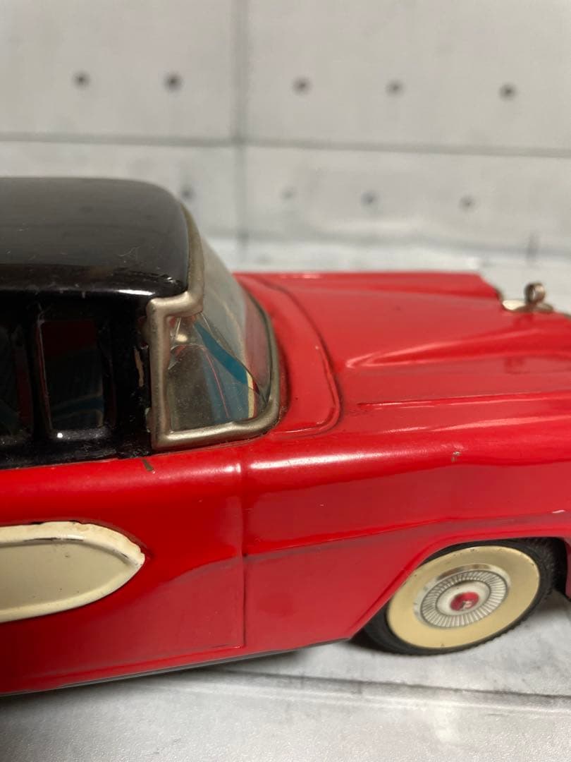 ブリキ自動車 フォード エドセルワゴン27cm×11cm - メルカリ