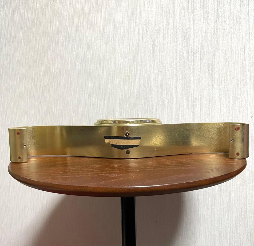 日本美術時計 Nマーク 置時計 ゼンマイ式 ヴィンテージ アンティーク