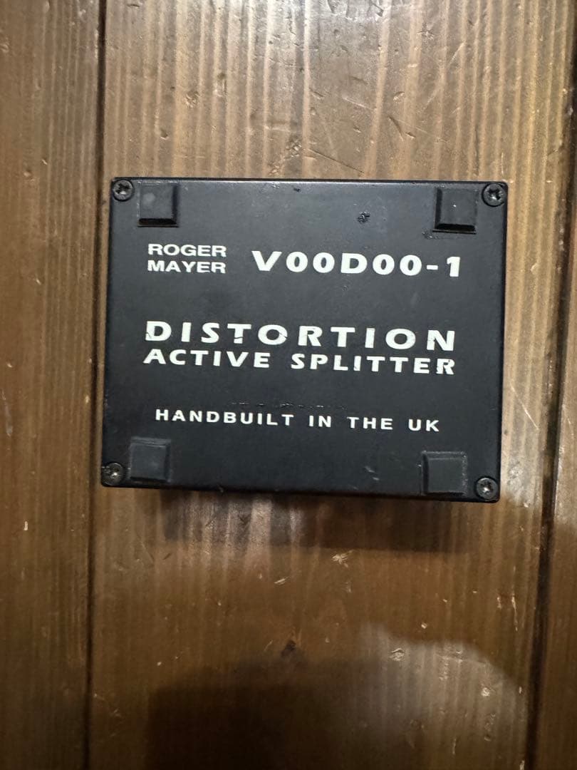 ROGER MAYER VOODOO-1 ディストーション初期CEマークなし