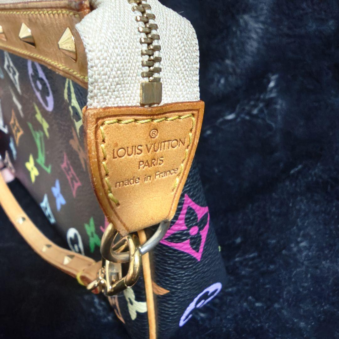 ルイヴィトン ポシェットアクセソワール マルチカラー ノワール 正規品