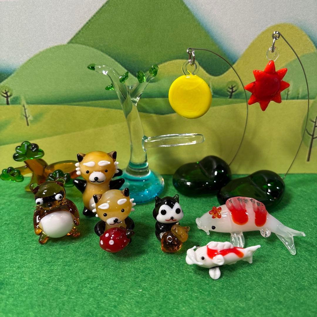 ロータス様専用 ガラス細工 ミニチュア