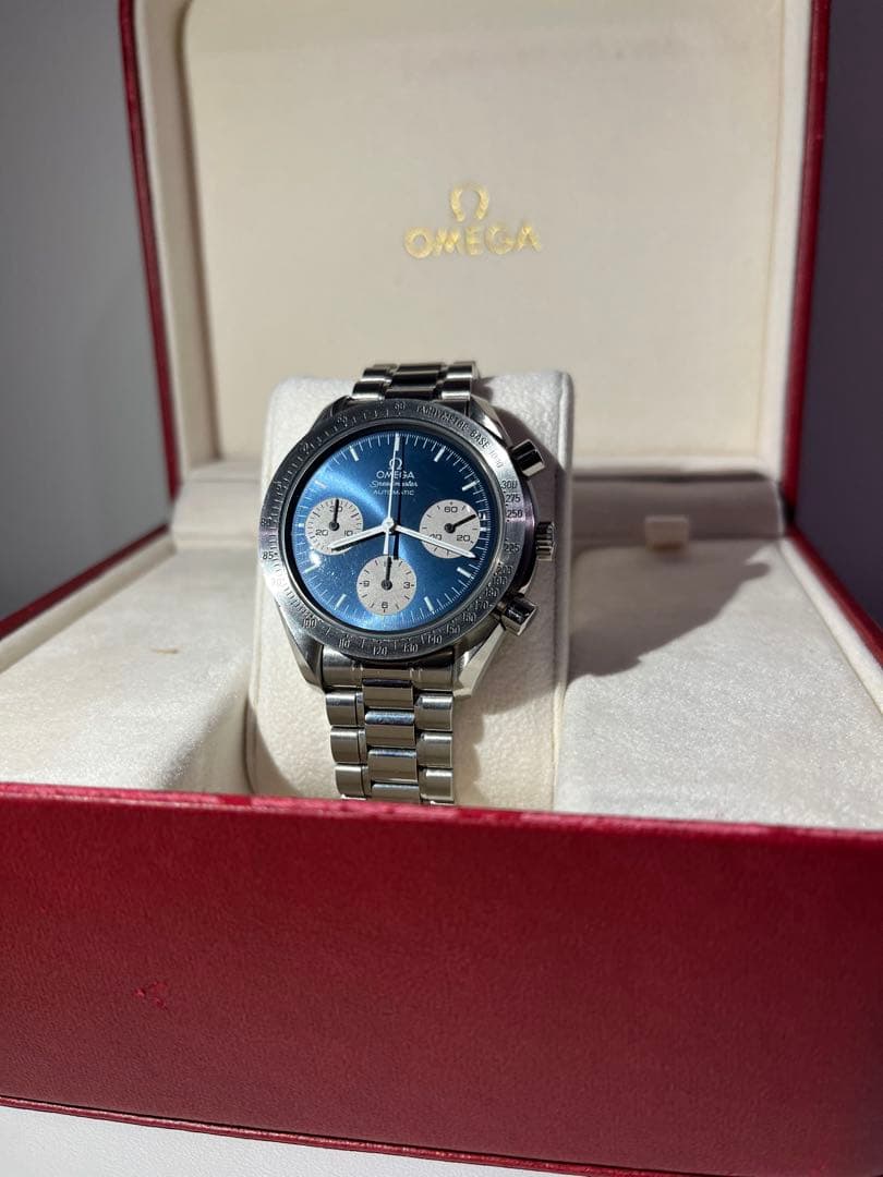 OMEGA オメガ スピードマスター 日本限定 3510.82 自動 青 パンダ