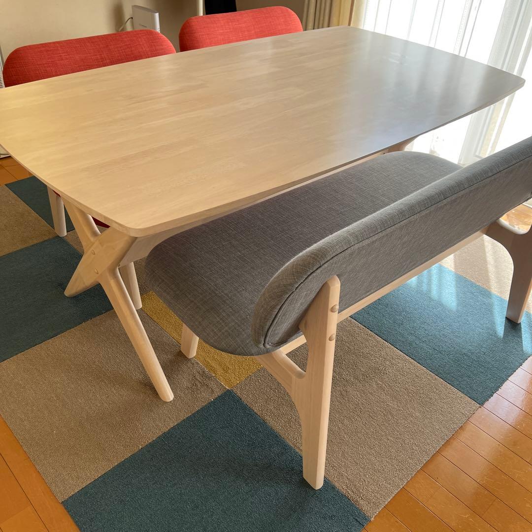 美品　ニトリ　リビングダイニングテーブルセット　引取り限定【埼玉県】 ２年使用