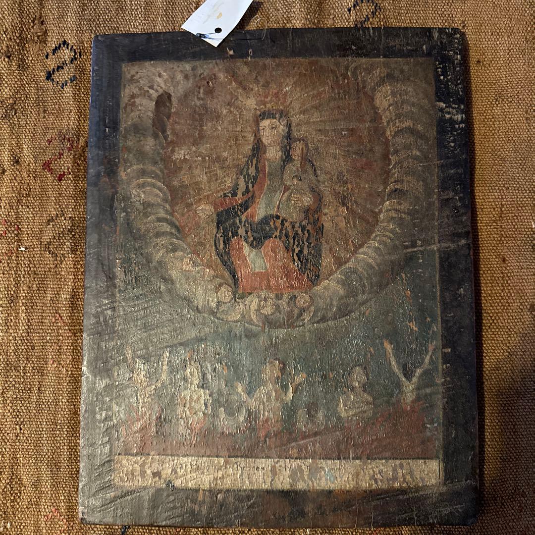 フィリピンイコン板画　聖母Ａ フィリピンイコン板画 聖母A 【公式通販】