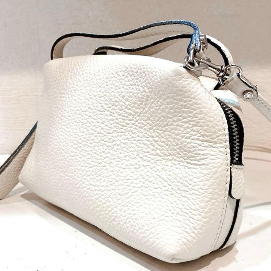【美品】GIANNI CHIARINI アリファ S ショルダーバッグ　ホワイト