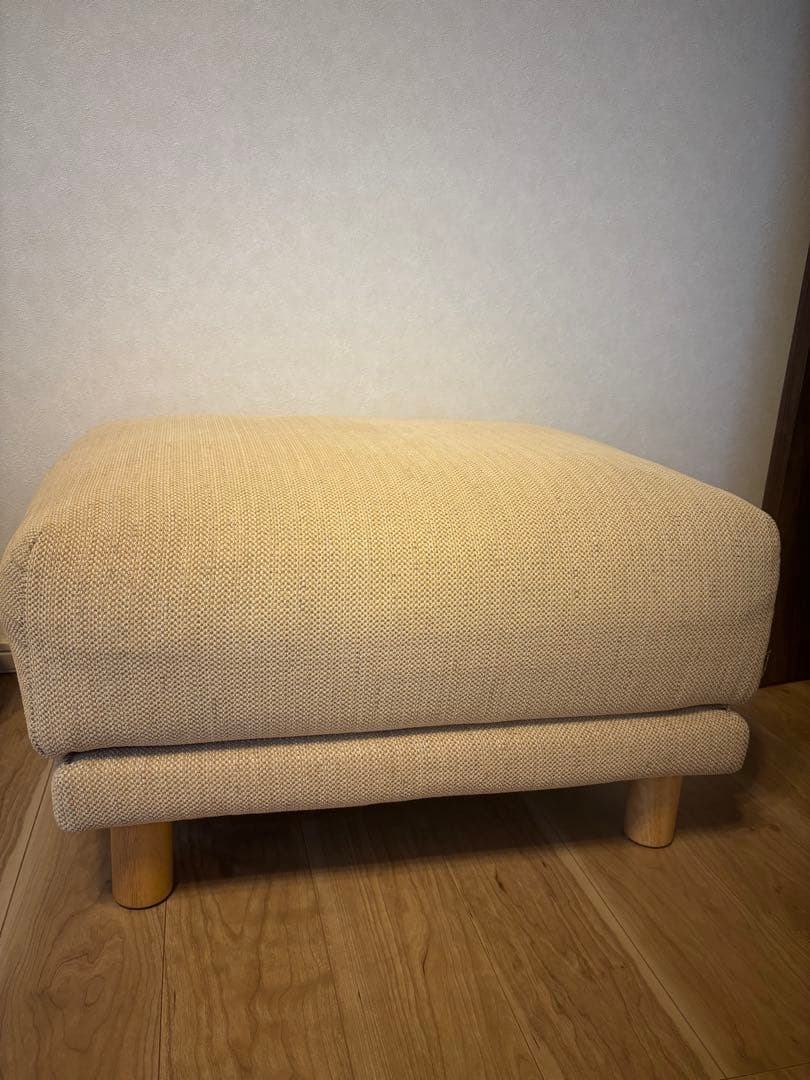 オットマン・フェザー・ポケットコイル幅８０×奥行６３×高さ３４ｃｍ