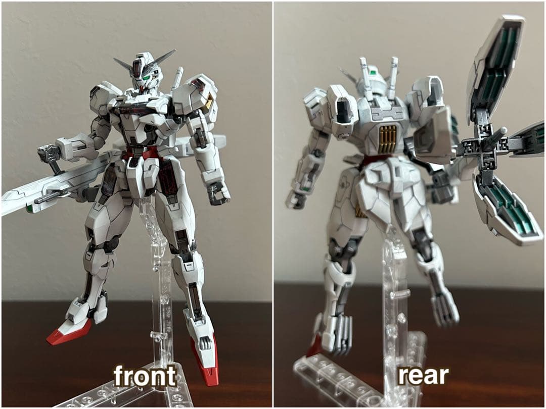 塗装済完成品 HG ガンダムキャリバーン & エアリアル改修型 姉妹ゲン