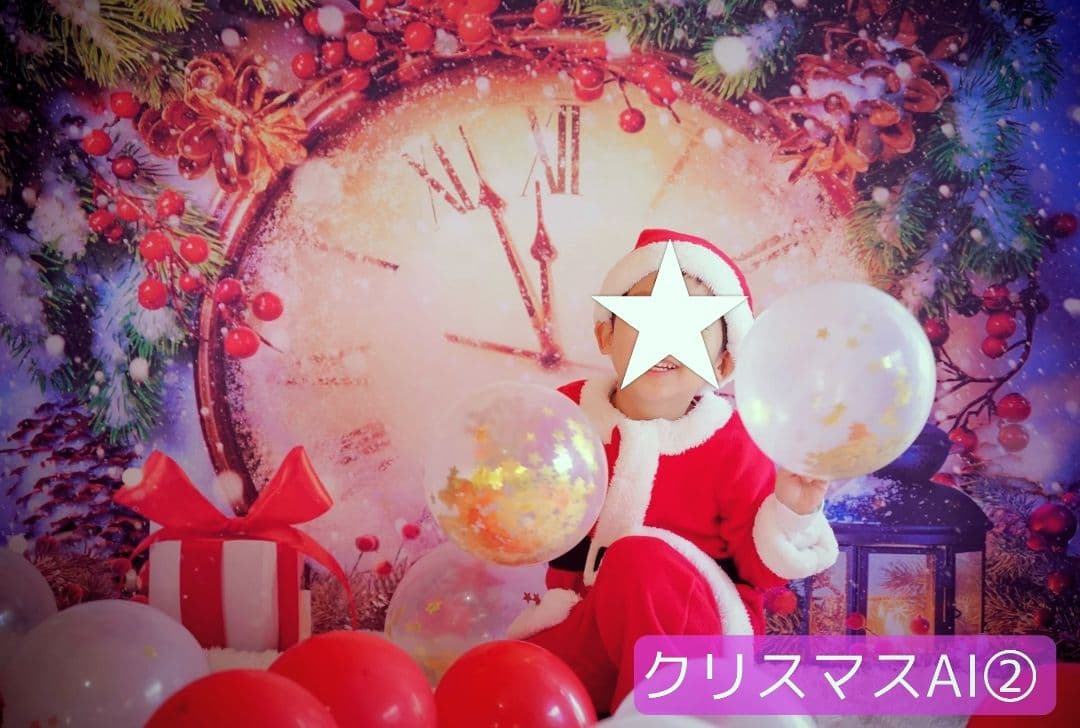 背景布【お正月F】サンプル 年賀状、ペット、子供撮影用 梅 和柄 門松