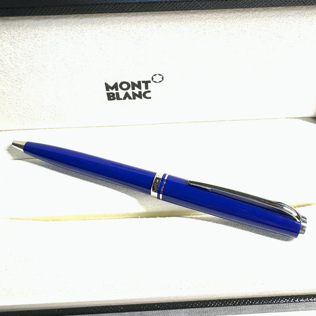 188.モンブラン クルーズコレクション ブルー／プラチナ 希少 未使用品