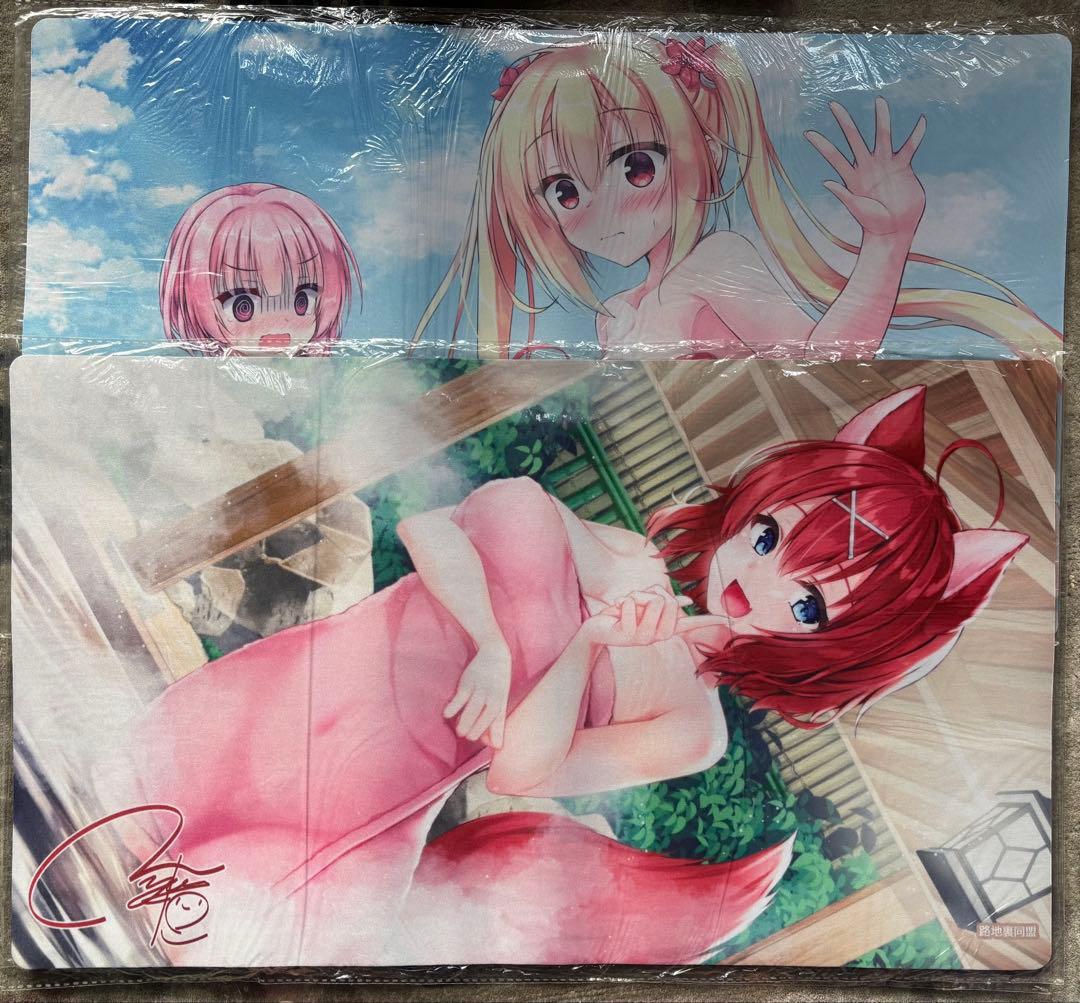 路地裏同盟 ゆずソフト プレイマット 4枚 - メルカリ