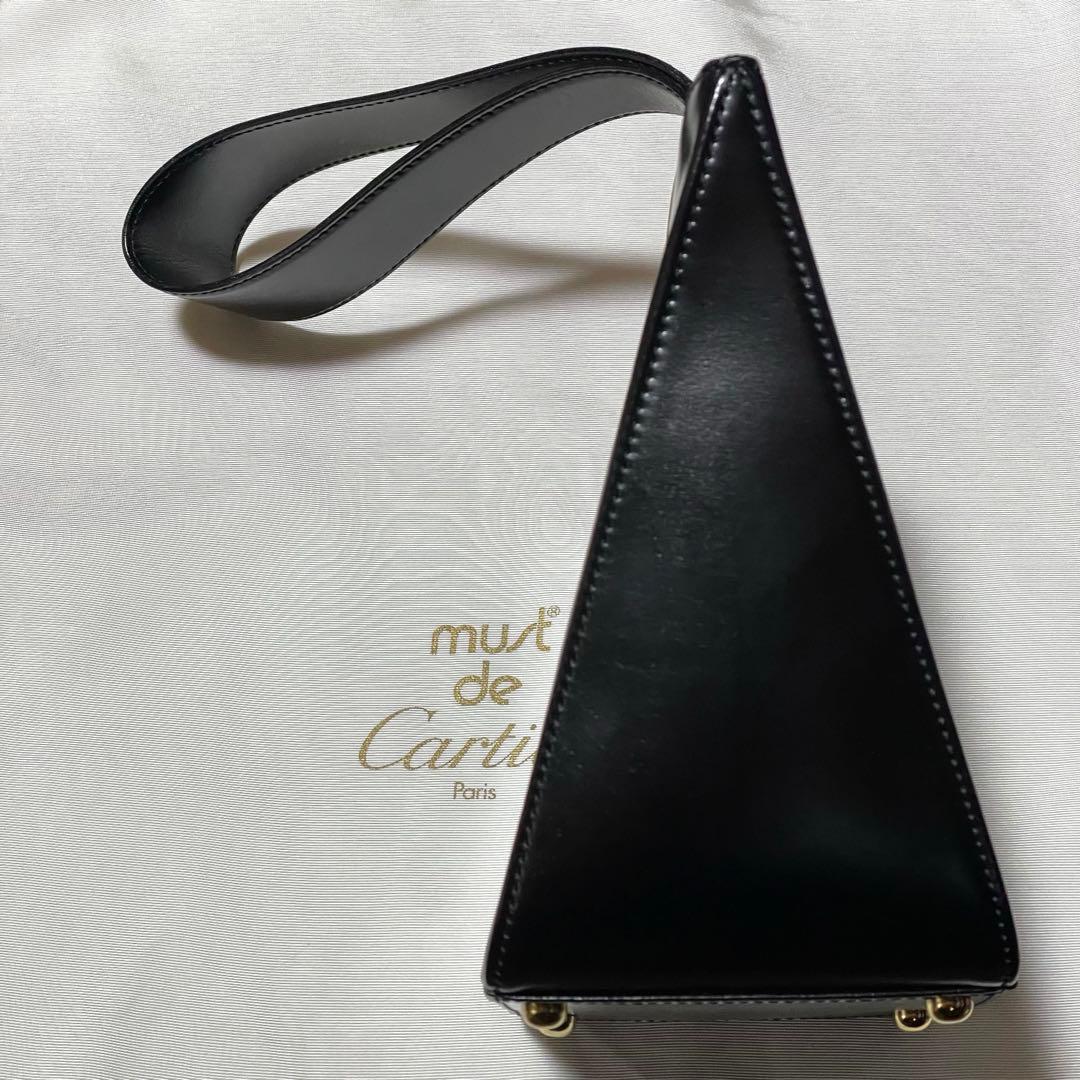 Cartier カルティエ　バック ゴールド 革ブラック