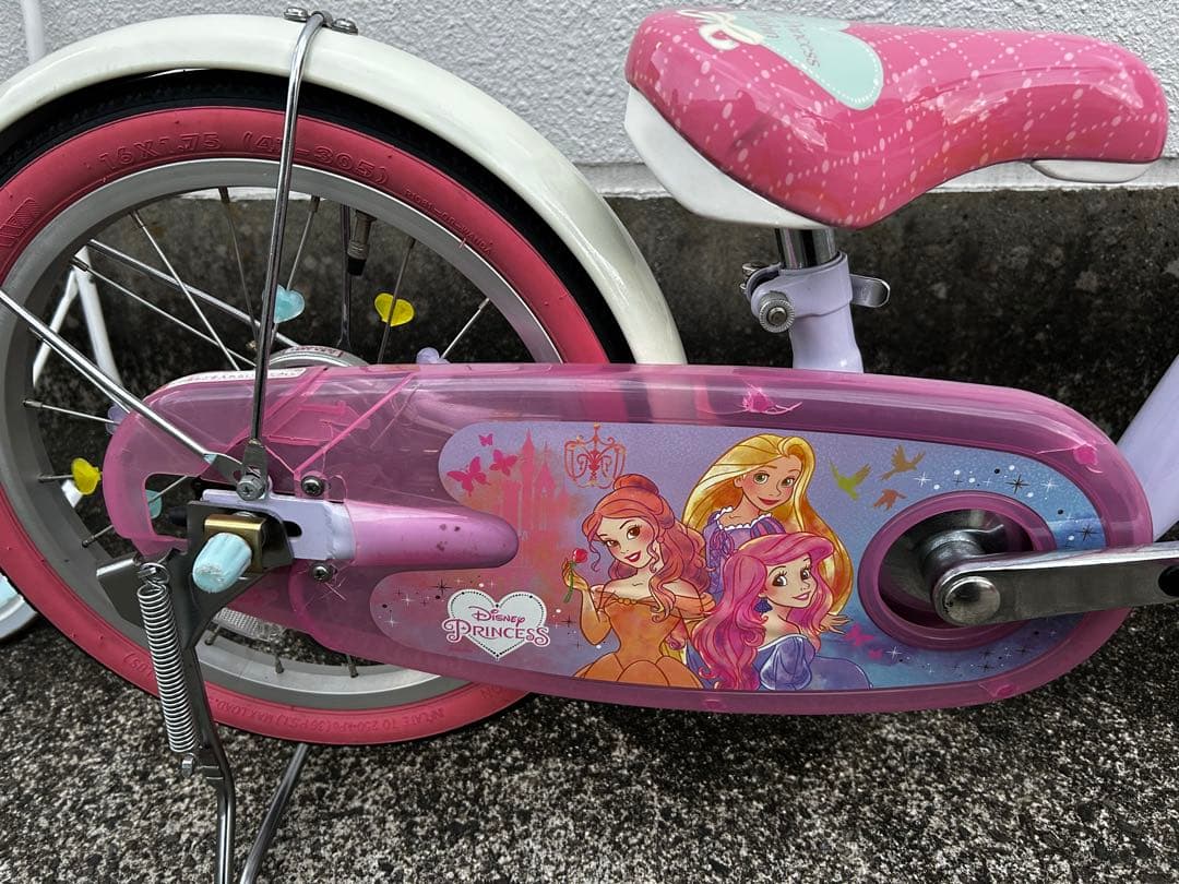幼児用自転車 16インチ ゆめカワ ディズニープリンセス 香川