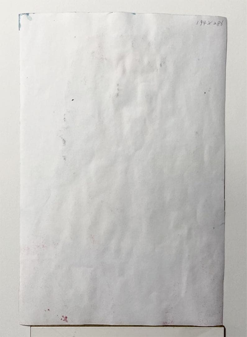 水彩画　一角獣を抱いていない貴婦人