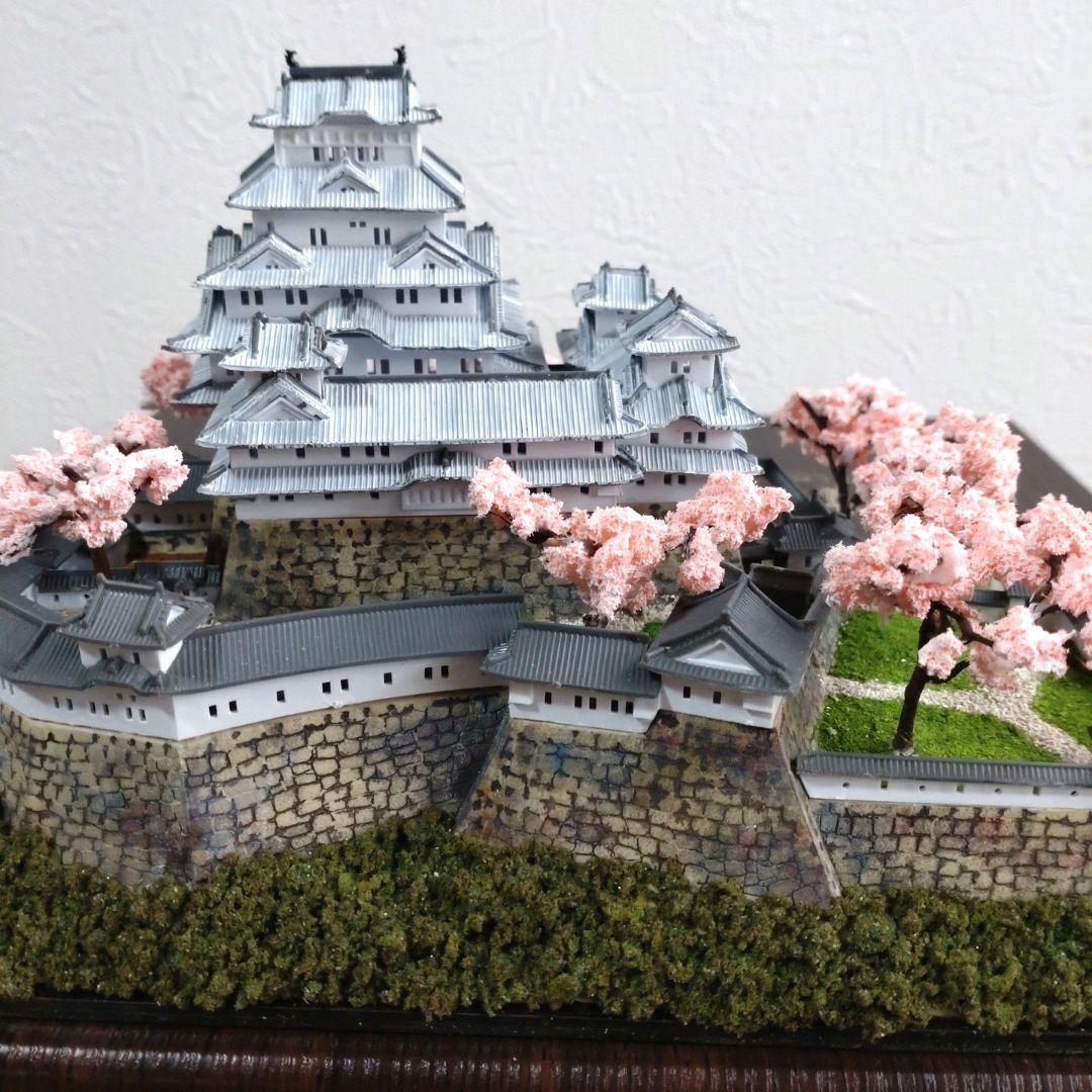 姫路城 プラモデル 組立済完成品 桜バージョン - メルカリ