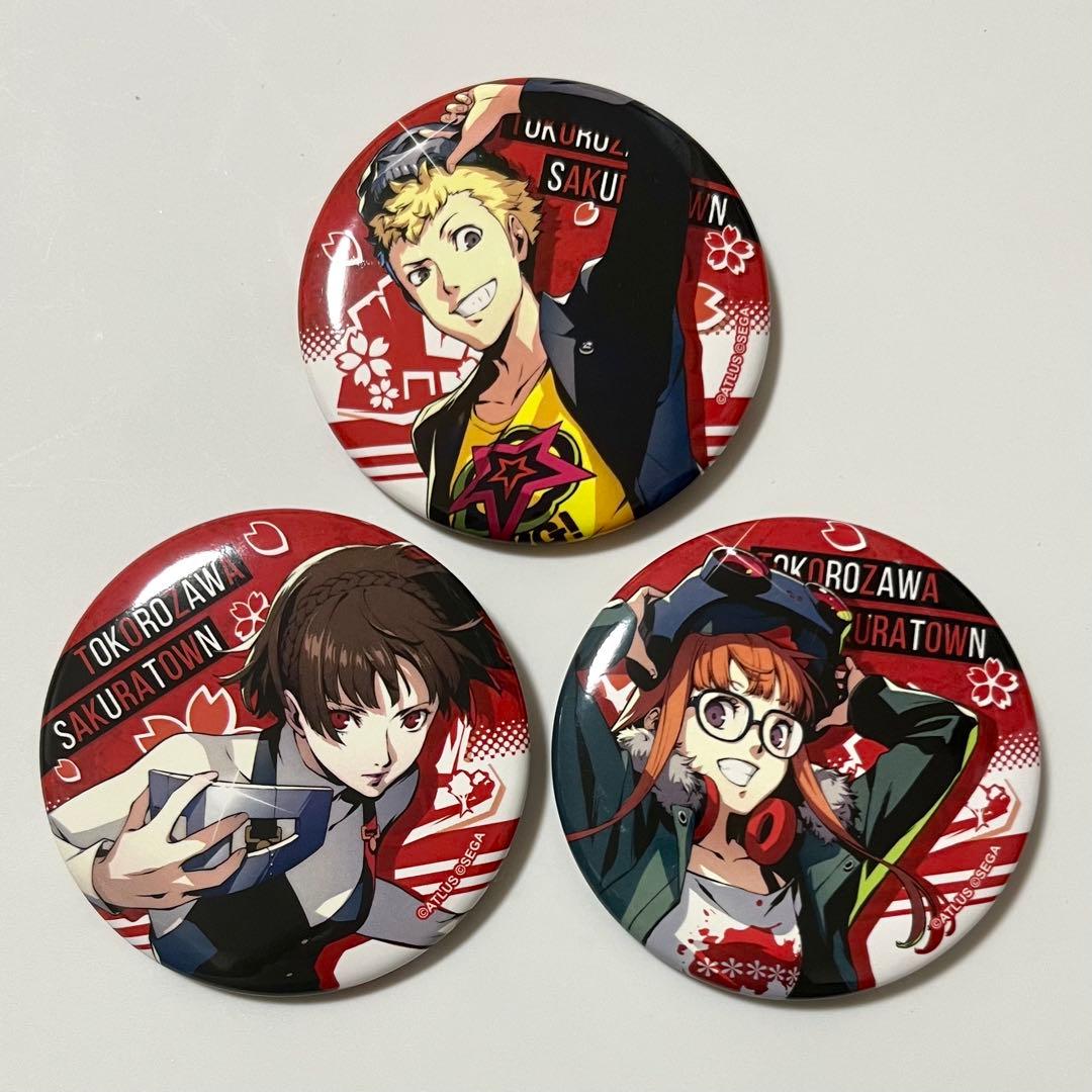 ペルソナ5 缶バッジ アクリルスタンド 5点セット