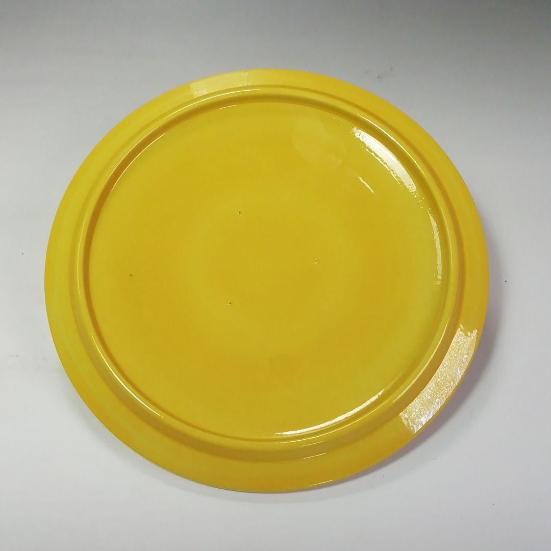 S570 水指 『黄交趾 荒磯』『叶松谷造』 共箱 茶道具