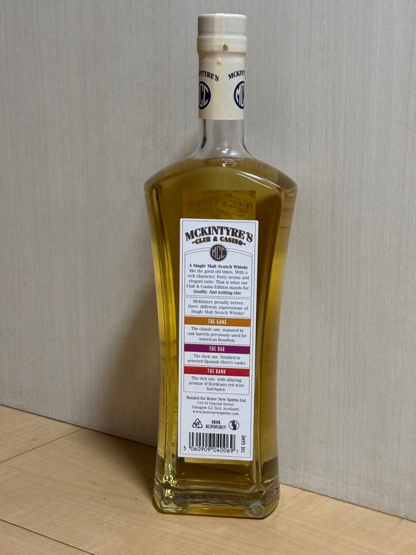 マッキンタイアーズ シングルモルトウイスキー 10年 700ml - メルカリ