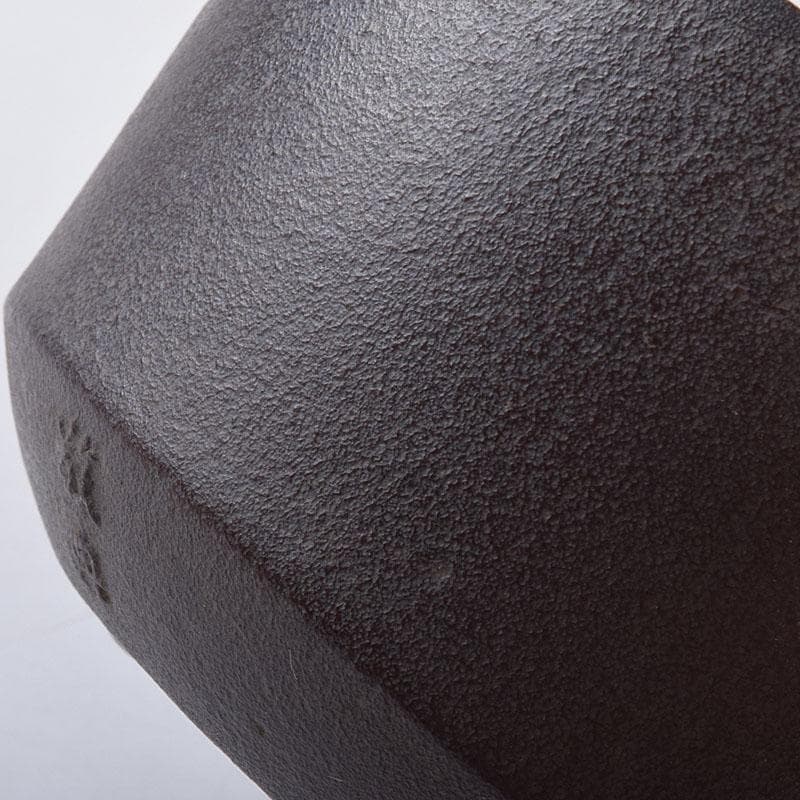 茶道具　人間国宝　釜師　高橋敬典作　竹文　銚子　陶器蓋付　共布共箱　MR9017