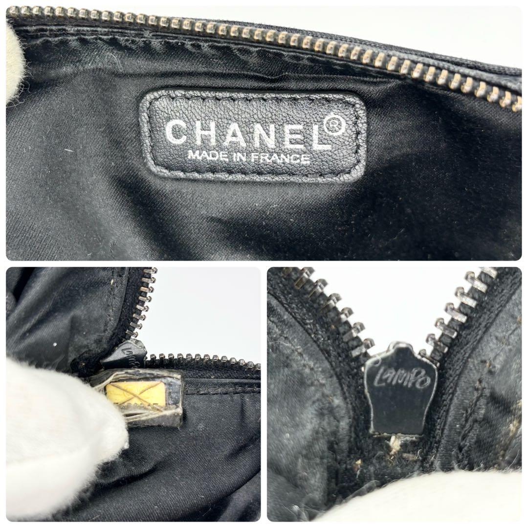 ✨希少✨CHANEL ケース　ミニポーチ　ニュートラベル　ココマーク　黒色