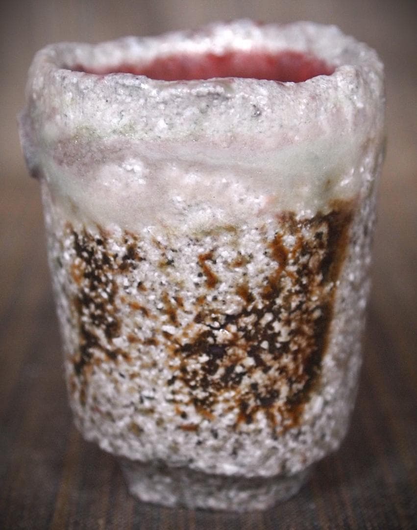 人気作家★高橋燎★信楽【窯変】焼き締め酒器A★トレインキルン薪窯