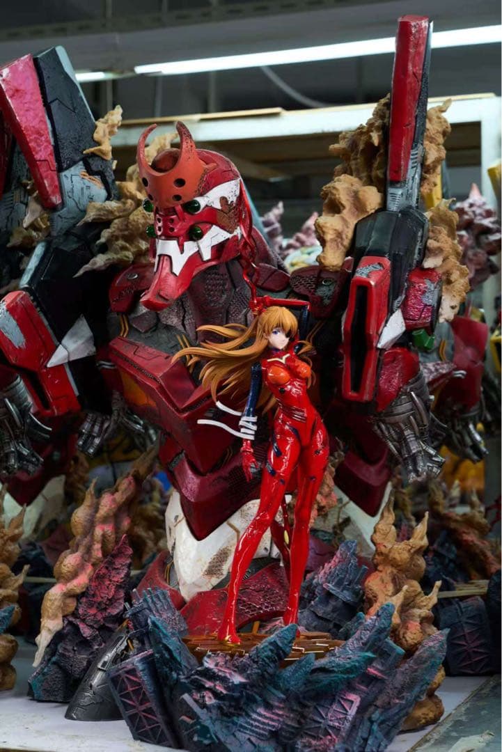 式波・アスカ・ラングレー　フィギュア　エヴァンゲリオン　ガレージキット