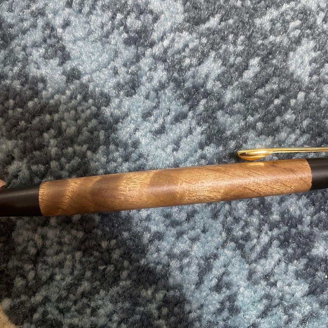 野原工芸 旧型マーブルウッド MPゴールド 0.5mm シャーペン
