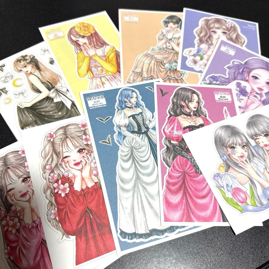 海外作家様 人物ステッカー25枚セット 紙ものおまけつき♡ - メルカリ