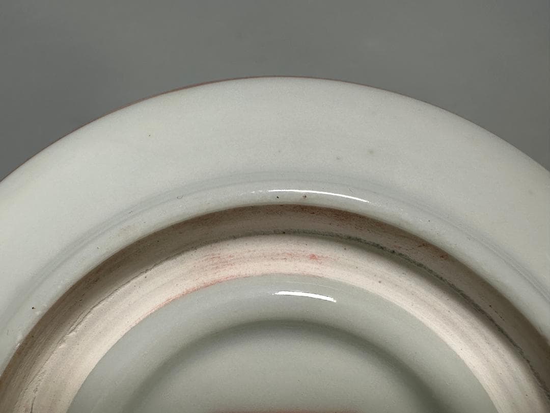 書道具 文房具 景徳鎮製 朱肉 雪景画 乾隆年製 款 時代 唐