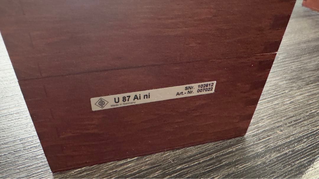 U87 Ai Ni ノュイマン　コンデンサーマイク