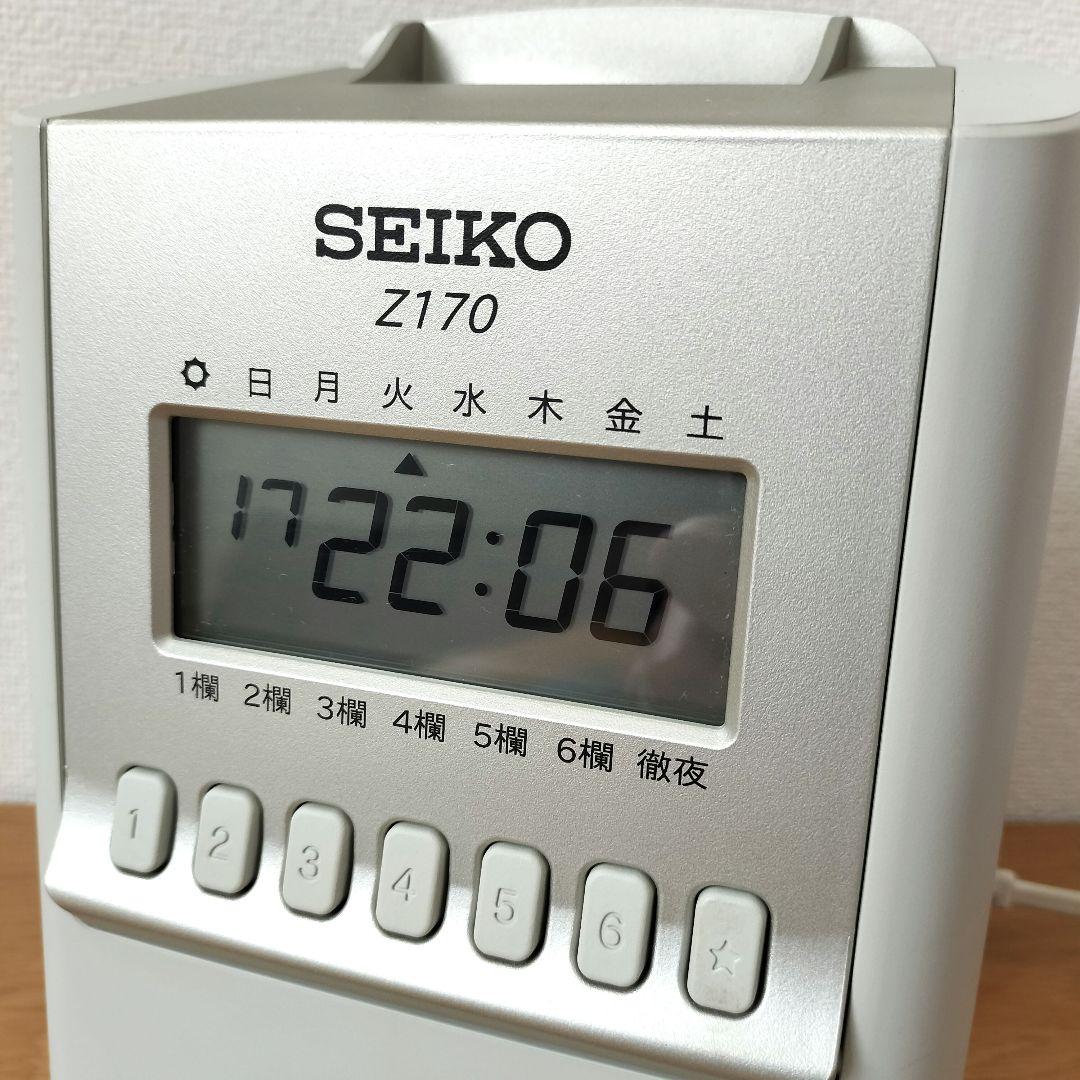 【印字確認済み】セイコー　タイムレコーダー　Z170
