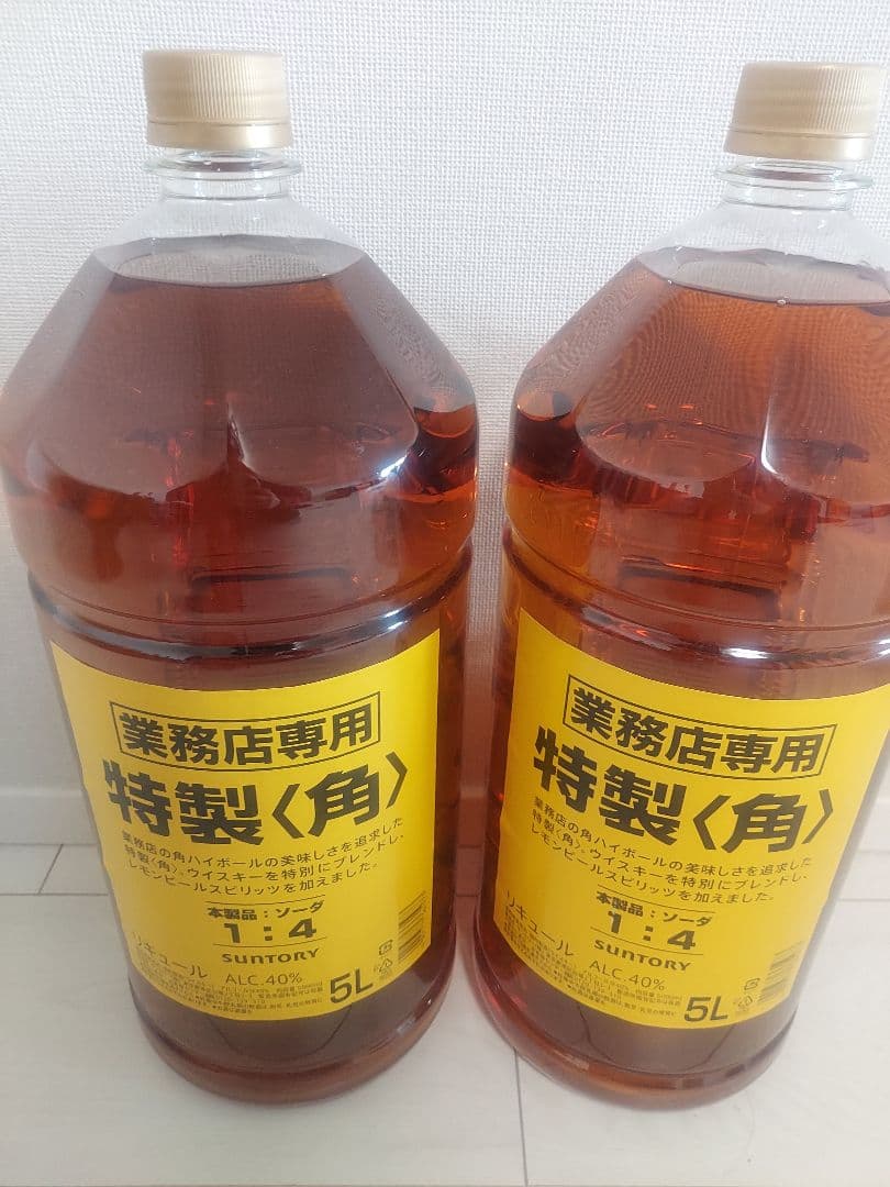 特製角ウイスキー 5L 業務店専用 2本 SUNTORY サントリー 角 - メルカリ