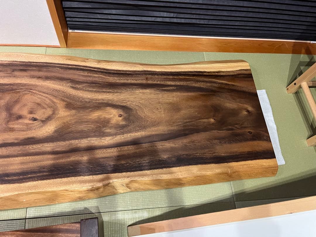 zhutingqin0826 一枚板　モンキーポッド　ダイニングテーブル