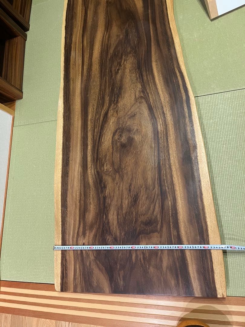 zhutingqin0826 一枚板　モンキーポッド　ダイニングテーブル