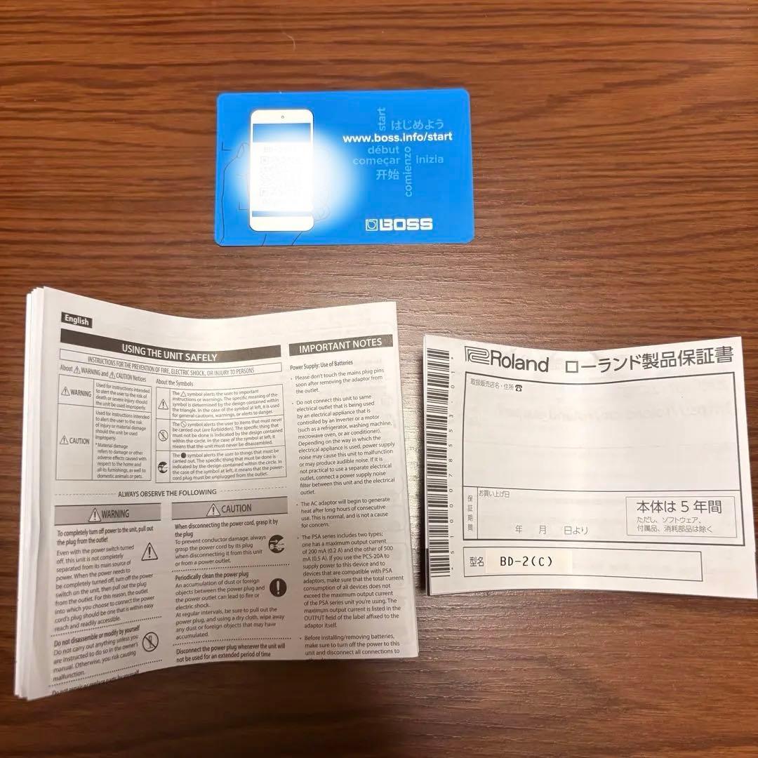 BOSS Blues D BD-2 箱付き