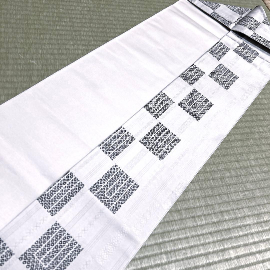 正絹　博多織 名古屋帯《源氏香》