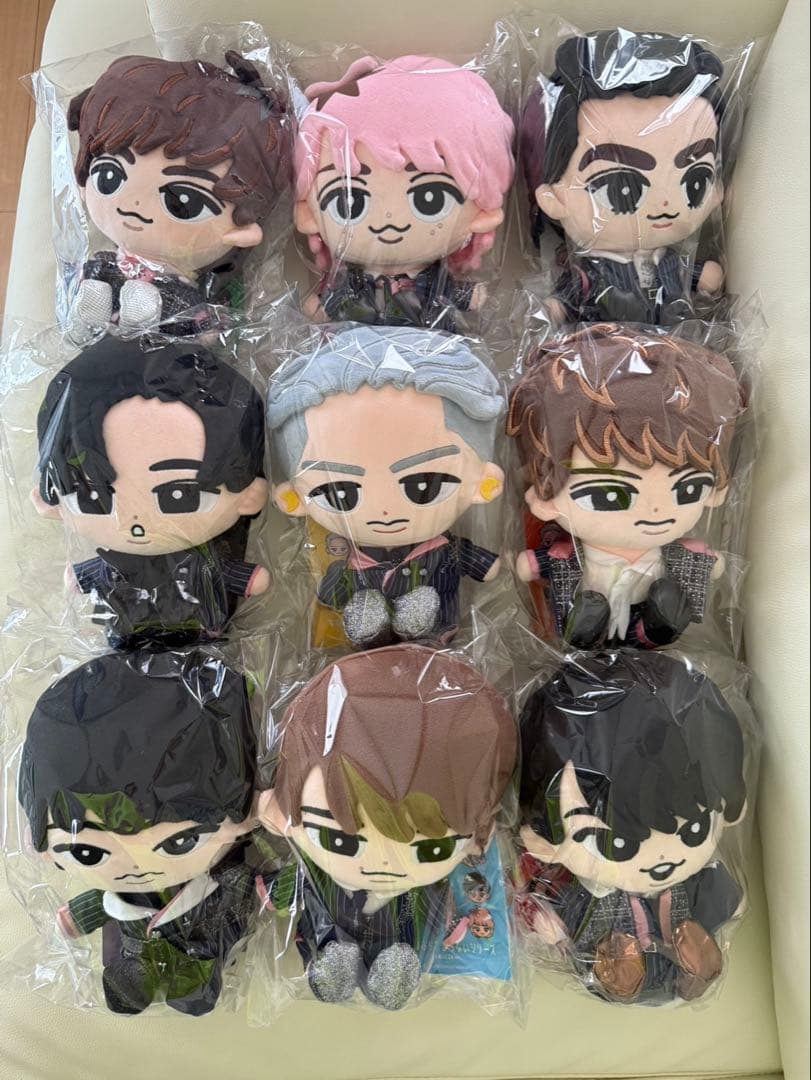  man Bigぬい 9体セット Man BIGぬいぐるみ 9体 新品未開封】 Man すのチル ぬいぐるみ 9人セット