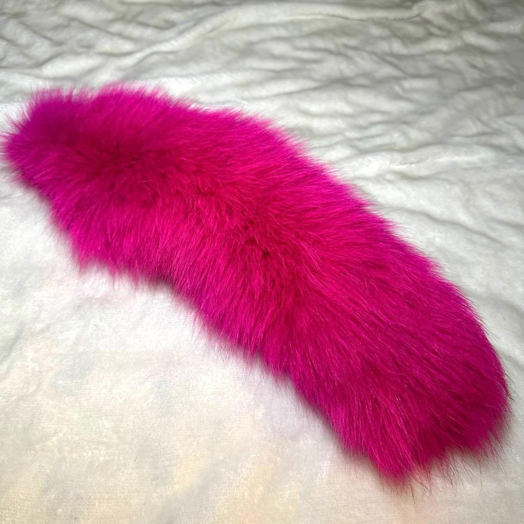 ギャル系 ファーチャーム しっぽ 特大 ピンク 平成ギャル あゆ - メルカリ