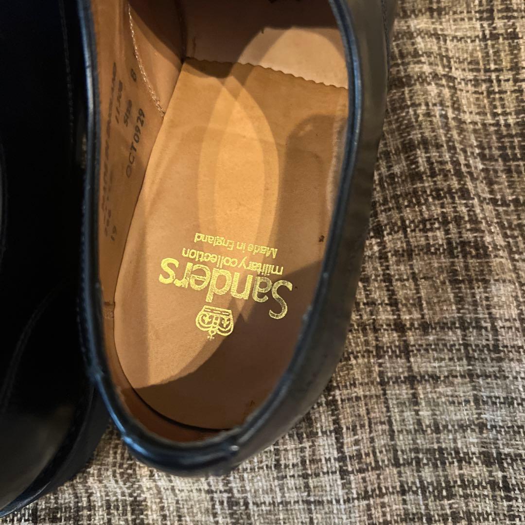 Sanders ブラック ドレスシューズ