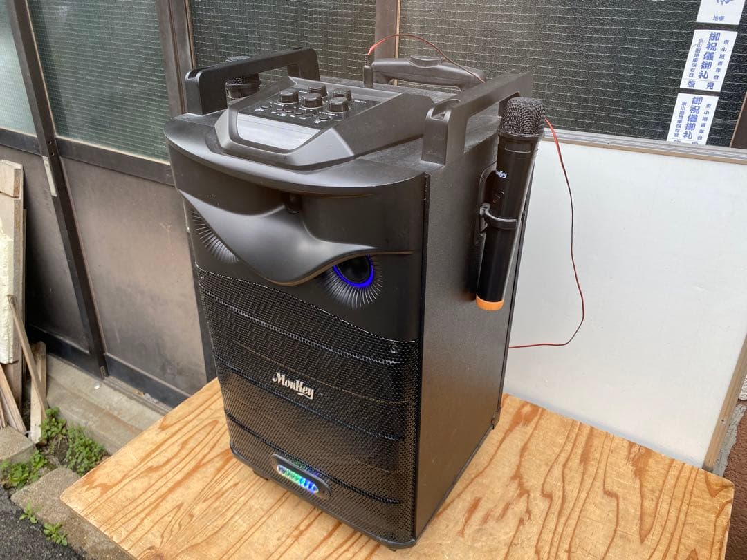 moukey mts12-1 スピーカー ワイヤレスマイク 中古品